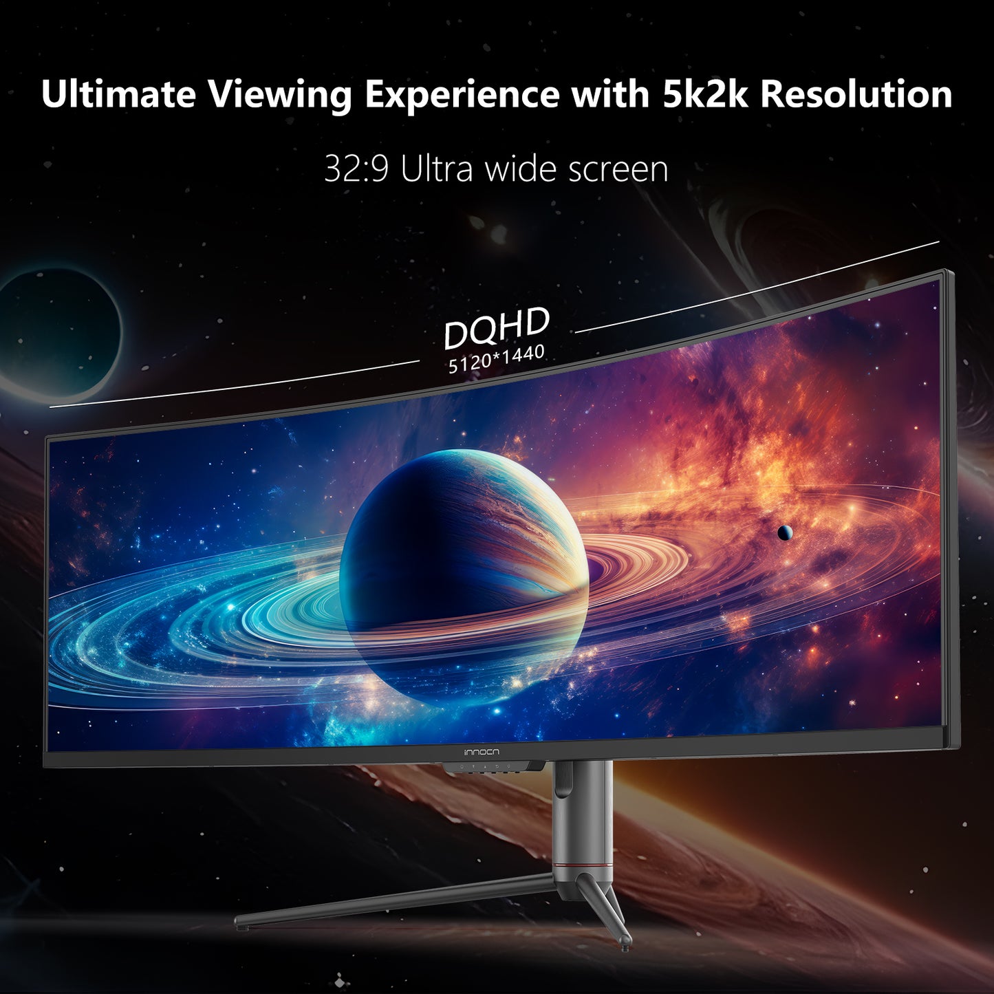 49C1S | 49" Dual QHD 240Hz Ultrawide Curved Gaming Monitor - innocn