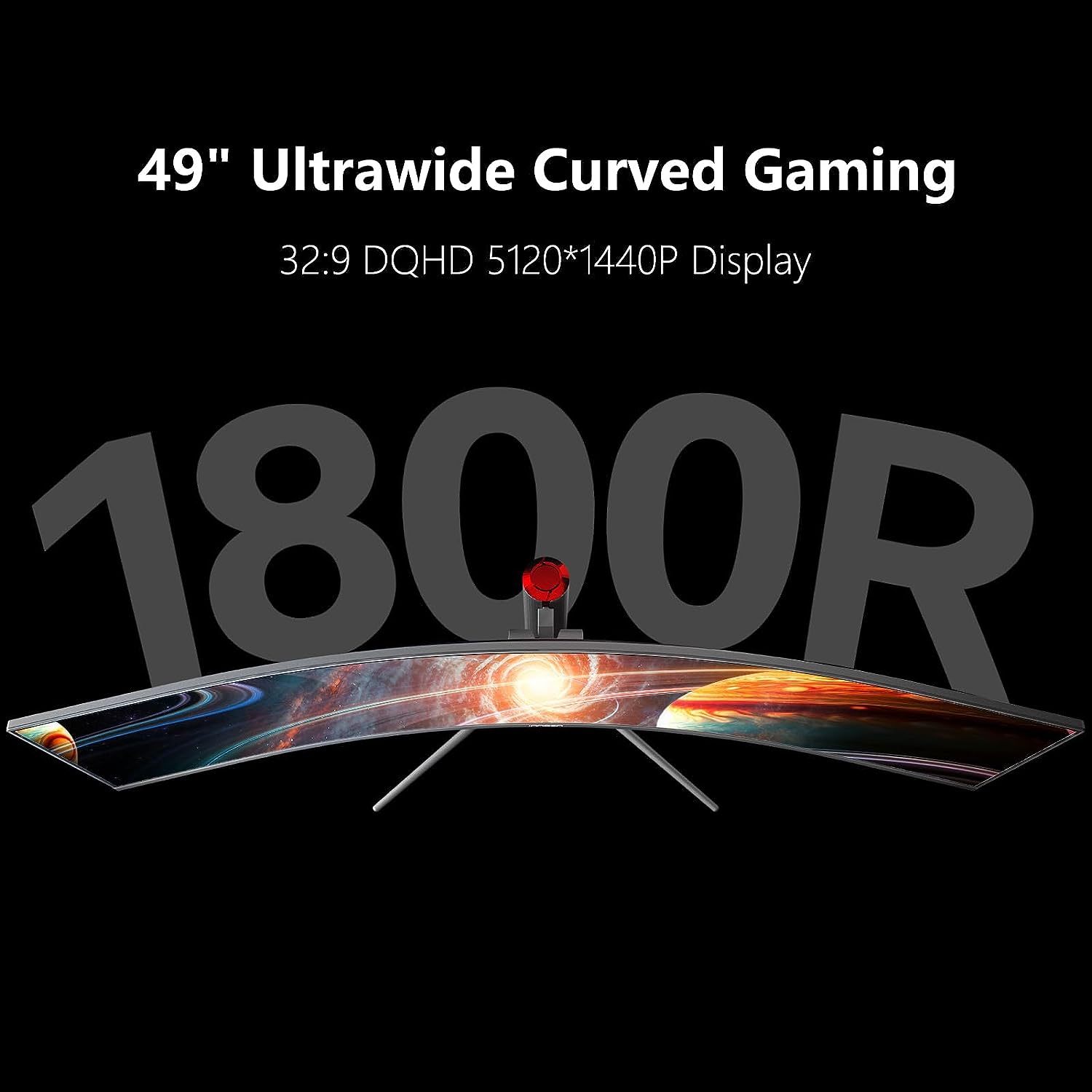 49C1R | 49" Dual QHD 120Hz Ultrawide Curved Gaming Creator Monitor - innocn