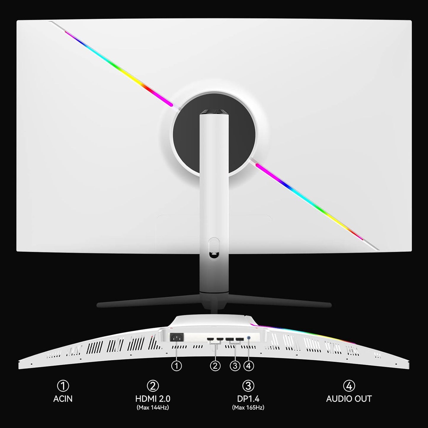 Refurbished 39G1R - 39" QHD Ultrawide 144Hz 2K Curved Gaming Monitor - innocn