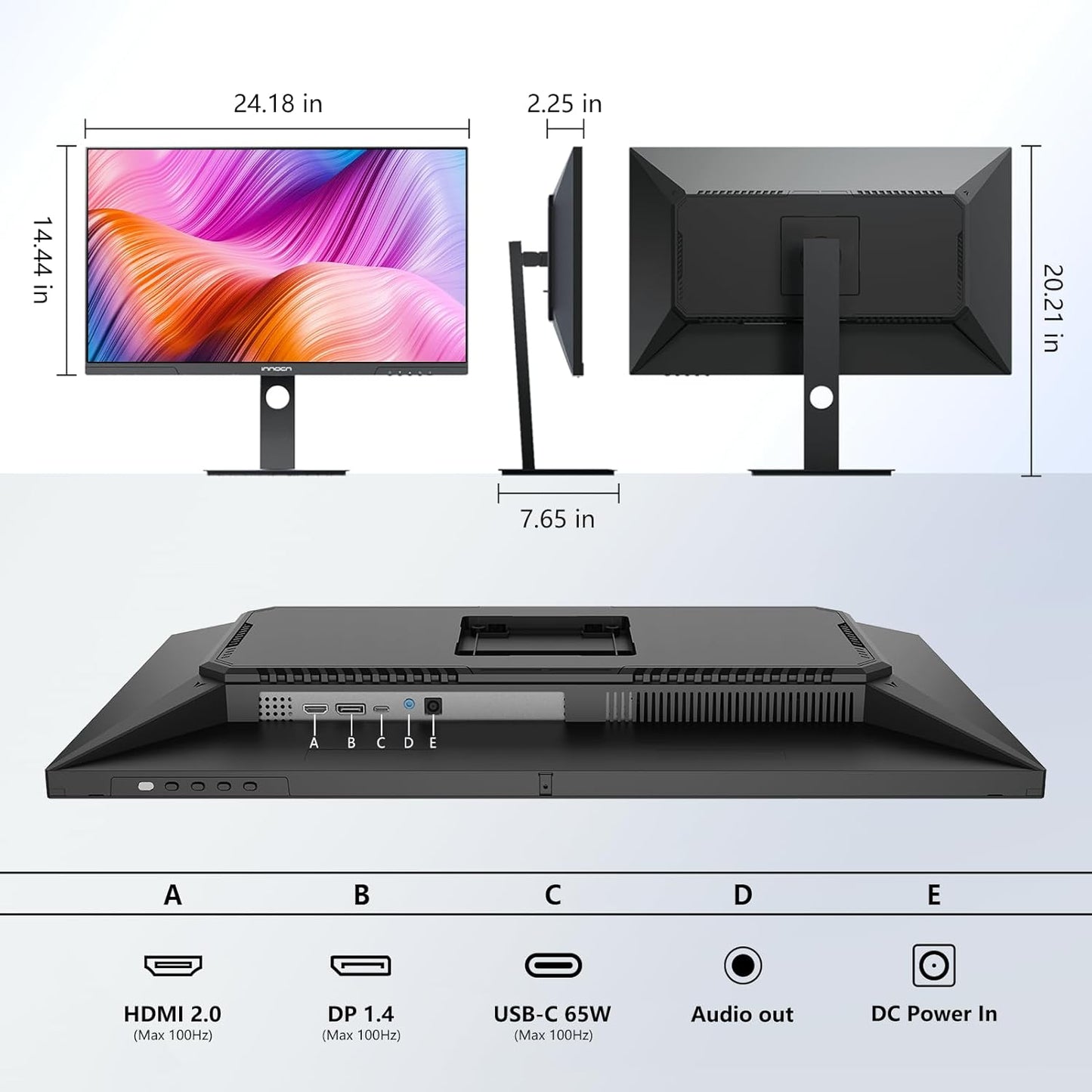 27D1Q | 27" WQHD 100Hz IPS Daily Monitor - innocn