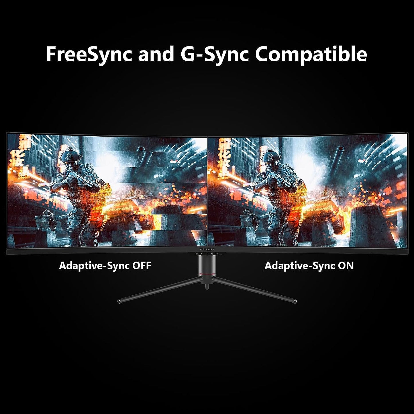 49C1G | 49" 144Hz FHD Ultrawide Curved Creator Monitor - innocn