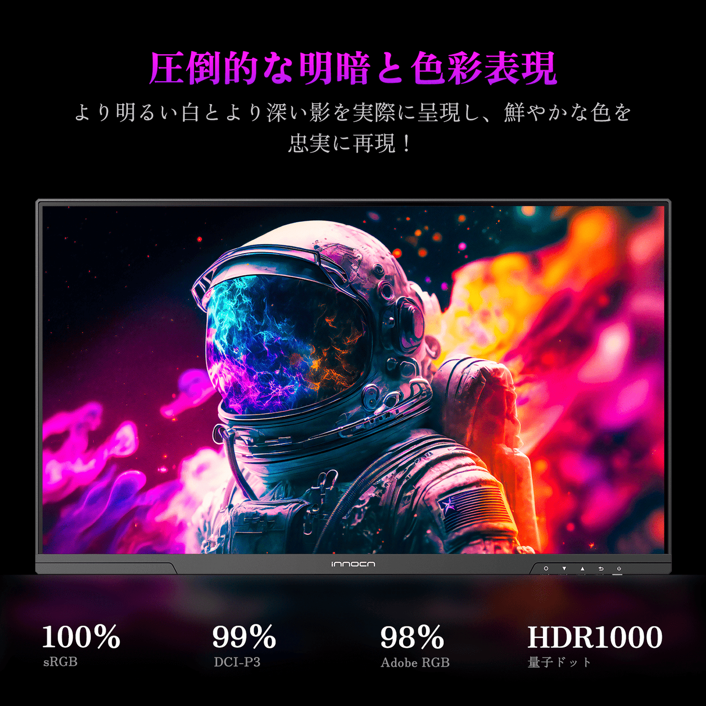 25M2S | 25" WQHD 1440p 240Hz MiniLED Gaming Monitor - innocn
