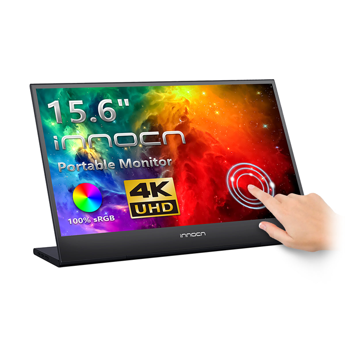 15.6 Portable Monitor - OLED Touch Monitor with Battery by INNOCN - Travel  Second Touch Screen for Photo Editing with 4K, 100% DCI-P3, 100000:1, USB C  External Monitor for Laptop,PC, Phone,Consoles