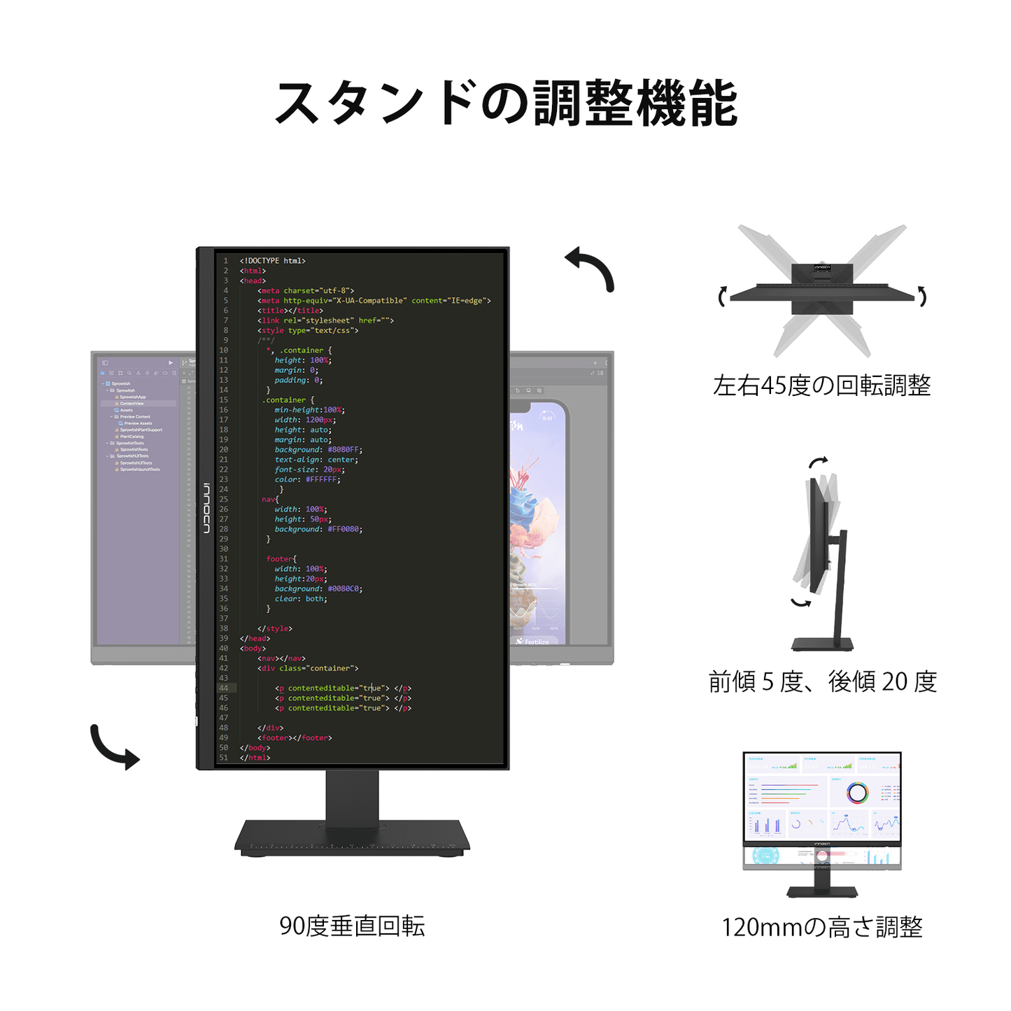 Refurbished 24C1F - P | 24" 1080P 144Hz IPS Office Monitor - innocn