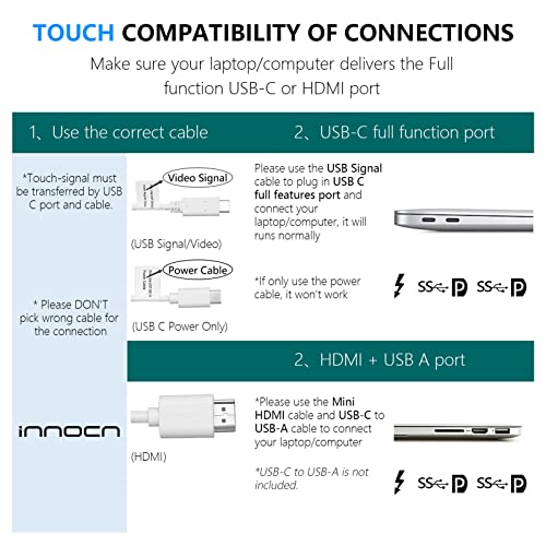 PU15 - PRE - C6 | 15.6" 4K OLED Touch Screen Portable Monitor - innocn