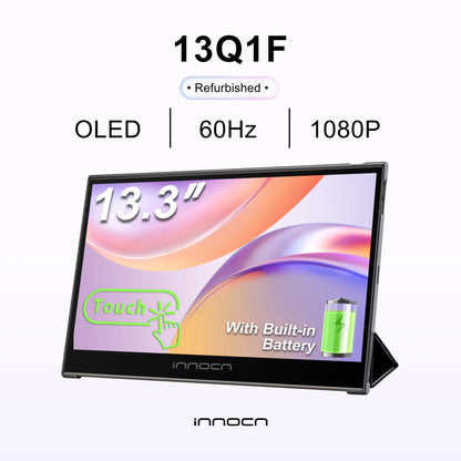 Refurbished 13Q1F | 13.3" OLED Touch Screen Built-in Battery Portable Monitor | INNOCN