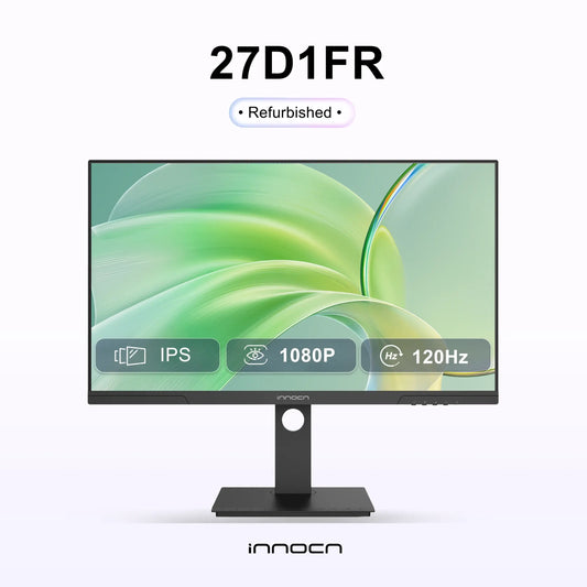 Refurbished 27D1FR | 27" FHD 120Hz IPS Ergonomic Business & Gaming Monitor | INNOCN