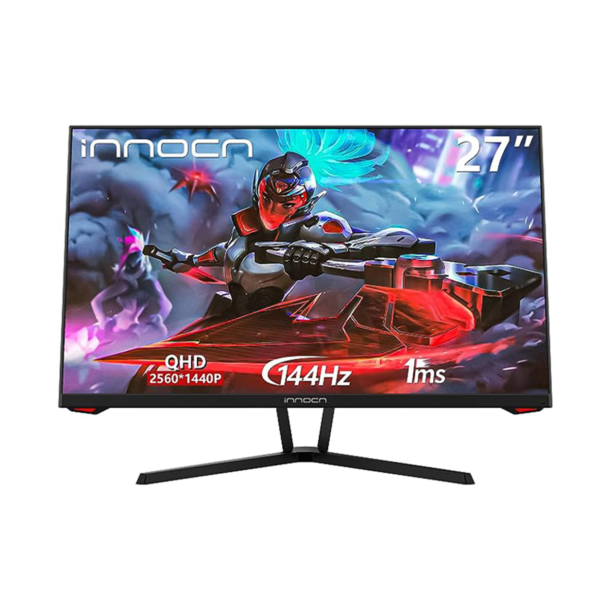 INNOCN 27G1V 27 Inch Monitor 4K 144Hz HDR400 PC Computer Gaming Monitor  G-Sync Compatible, 1MS, USB Type-C, HDMI, DisPlayPort, Height Adjustable