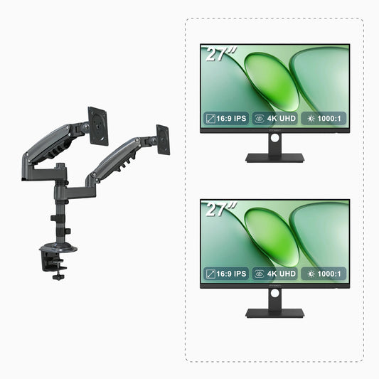 27C1U-D ×2 + Monitor Arm Combo