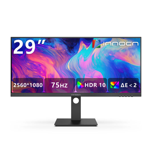 Refurbished 29C1F | 29" 21:9 WFHD 65W USB-C Professional Ultrawide Monitor | INNOCN