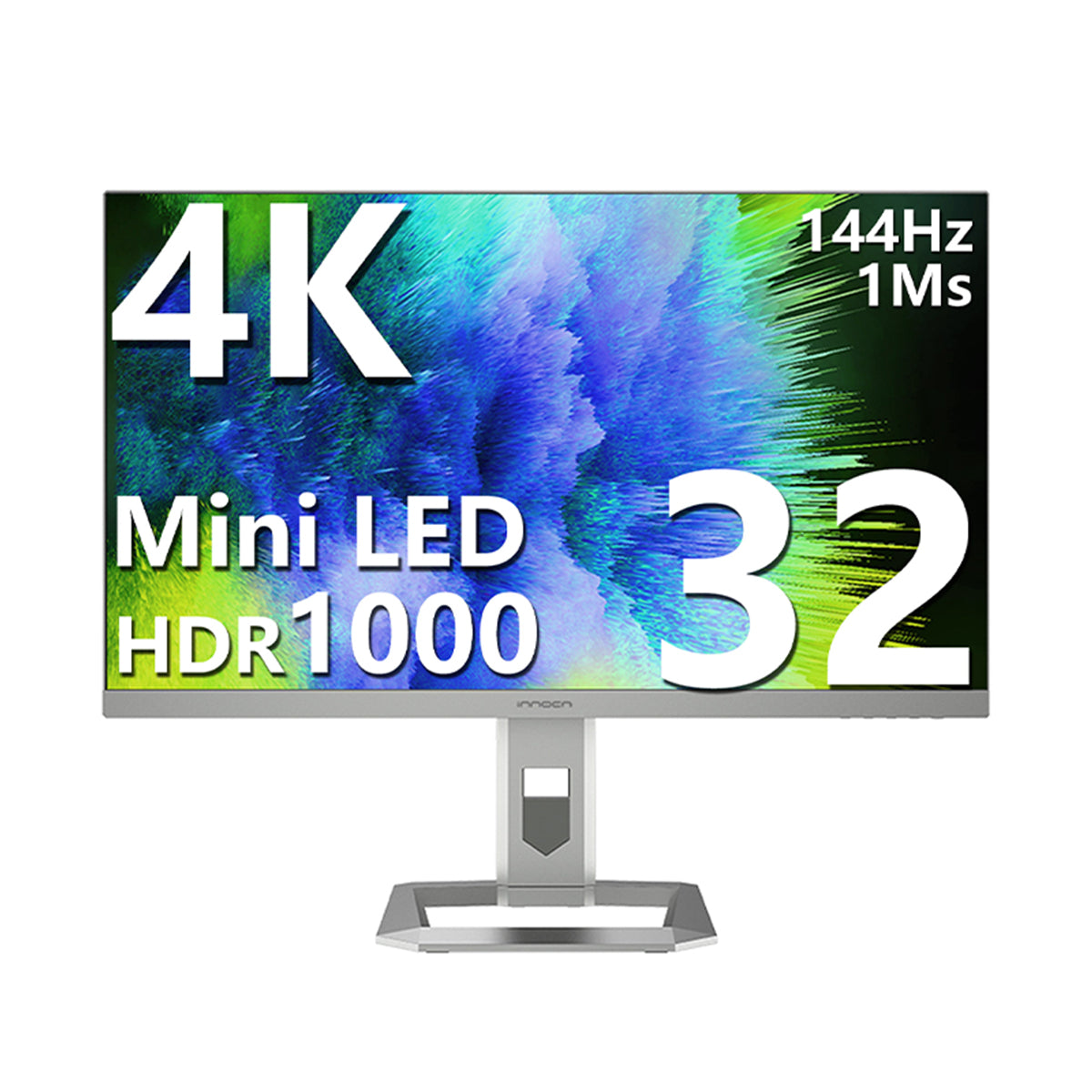 Refurbished 32M2V | 32" Mini-LED 4K 144Hz IPS Black Gaming Monitor | INNOCN