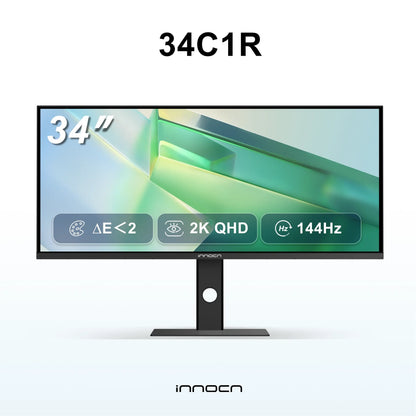 INNOCN | 34" WQHD 144Hz USB-C HDR400 Ultrawide Professional Monitor | 34C1R