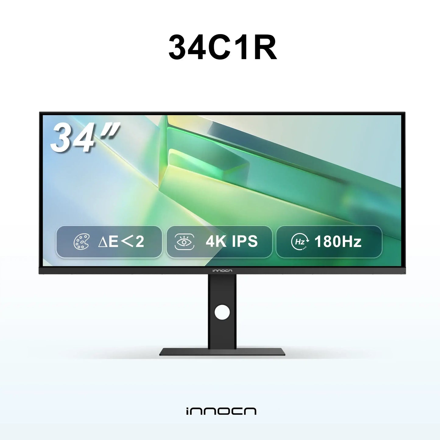 INNOCN | 34" 180Hz WQHD IPS UltraWide Productivity & Gaming Monitor | 34C1R