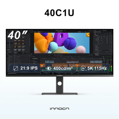 INNOCN | 40" Ultrawide 21:9 5K 100Hz IPS Monitor | 40C1U