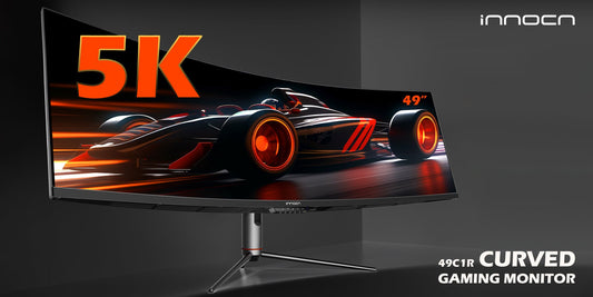 49C1R | 49" Dual QHD 120Hz Ultrawide Curved Gaming Creator Monitor - innocn