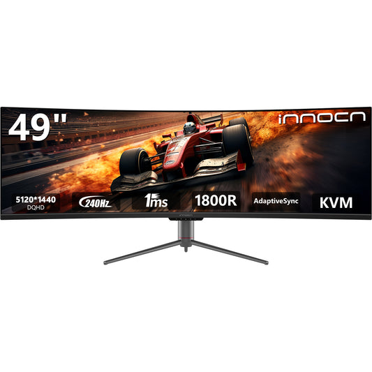 49C1S | 49" Dual QHD 240Hz Ultrawide Curved Gaming Monitor - innocn