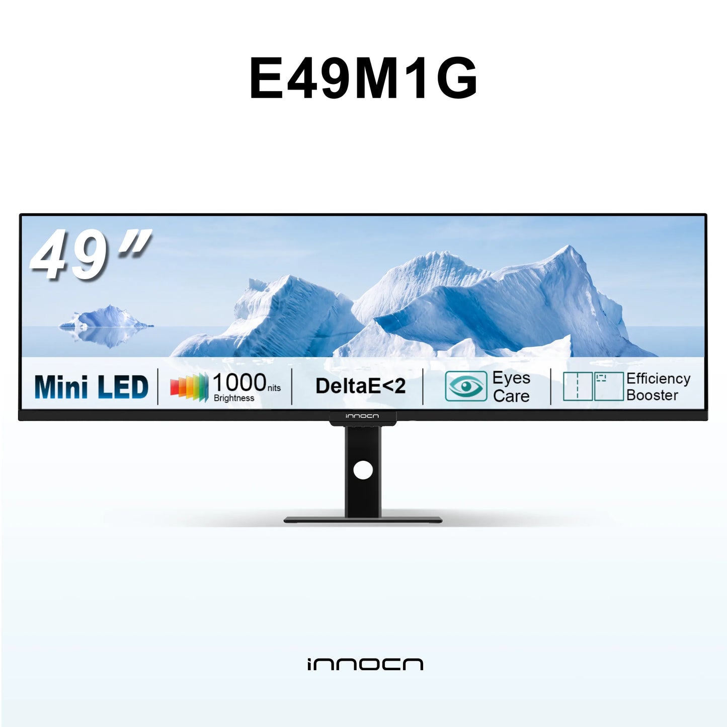 INNOCN | 49" 144Hz 32:9 Mini-LED HDR1000 Ultrawide Gaming Monitor | E49M1G