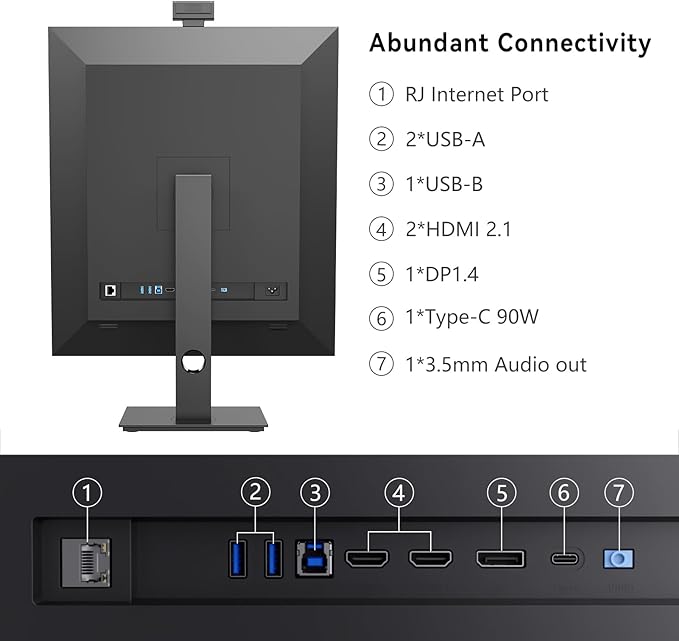 INNOCN 28 インチ HD コンピュータ縦型モニター - 28C1Q