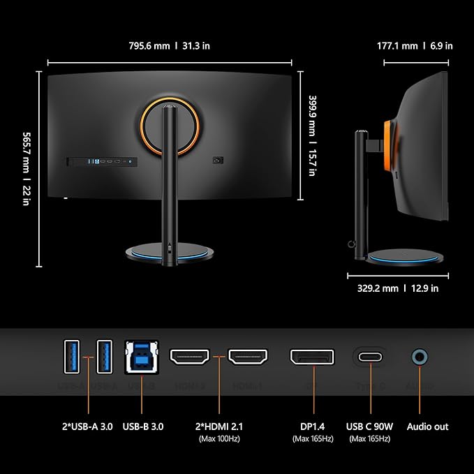 INNOCN Ultrawide Curved Monitor - 34G1R