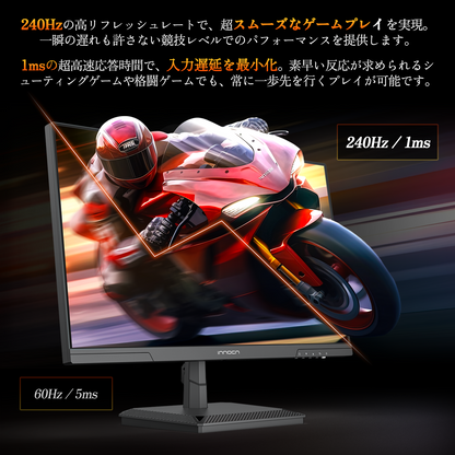 INNONCN 24.5 インチ ゲーミング モニター - 25G2S