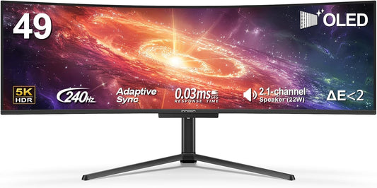 49Q1S | 49" OLED 240Hz QHD Curved Gaming Creator Monitor - innocn