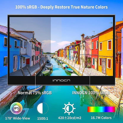 INNOCN 15.6" FHD Portable Monitor (Refurbished) - PF15PRO