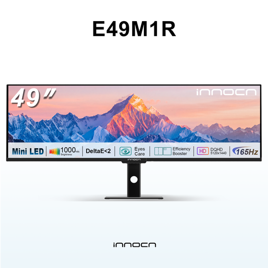 INNOCN | 49" 5K DQHD 165Hz Mini-LED Ultrawide Monitor | E49M1R