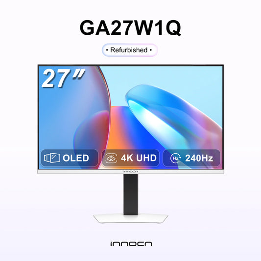 Refurbished GA27W1Q | 27" QD-OLED 4K 240Hz Gaming Monitor | INNOCN