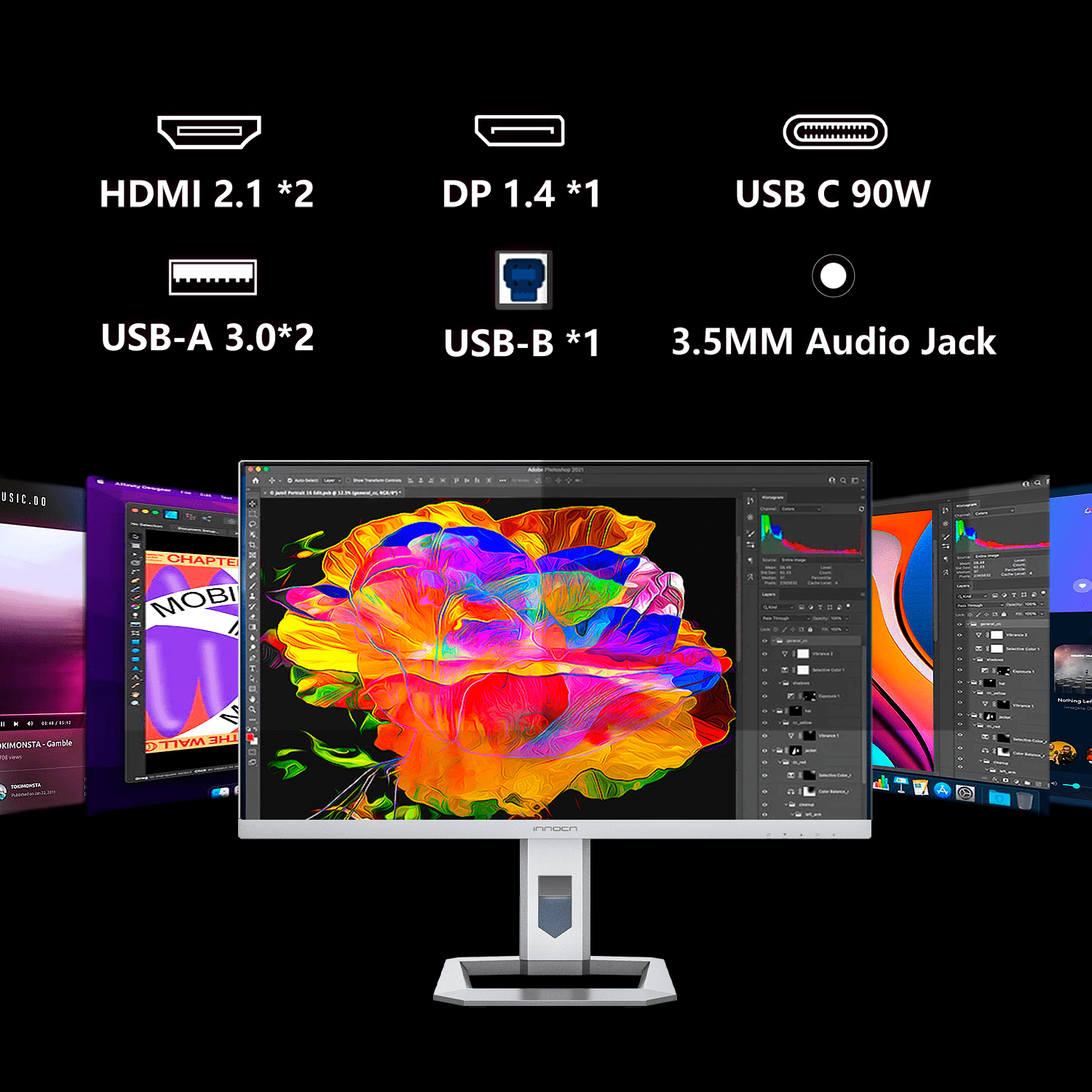 INNOCN 27M2V 27インチ MiniLED 4K 160Hz INNOCN 27 4K Mini LED Monitor - 27M2V – INNOCN