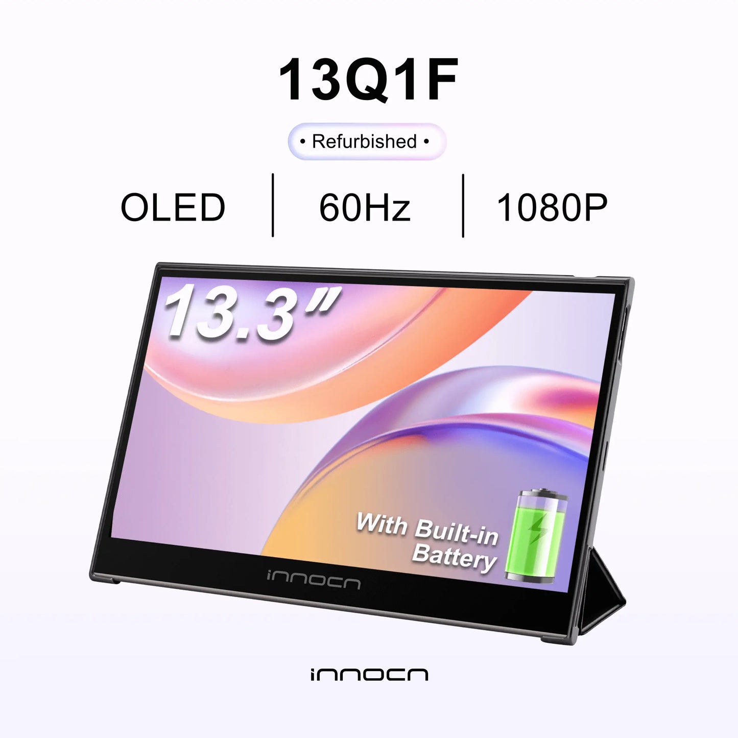Refurbished 13Q1F | 13.3" OLED Touch Screen Built-in Battery Portable Monitor | INNOCN