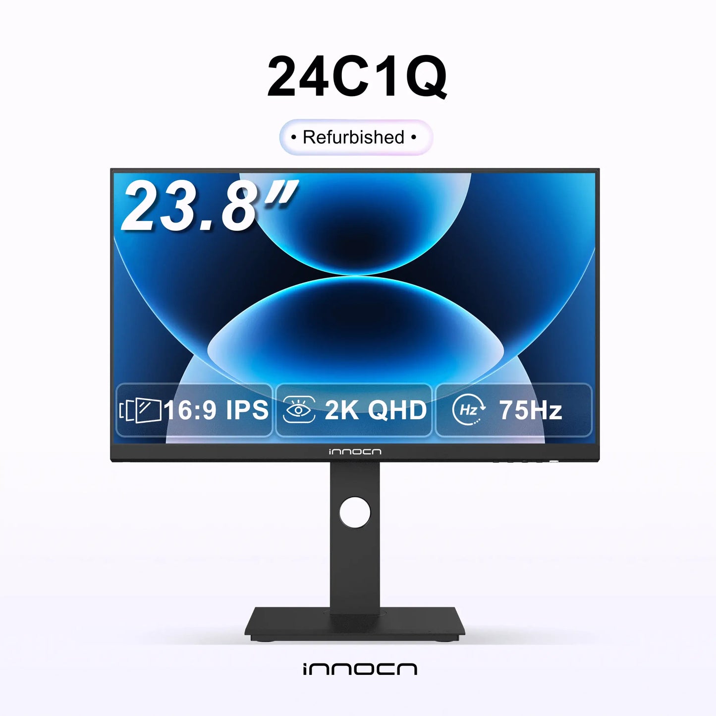 Refurbished 24C1Q | 24" 2K Computer Monitor 75Hz Professional Monitor| INNOCN