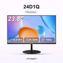 Refurbished 24D1Q | 24" QHD 75Hz Home Office Monitor | INNOCN
