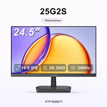 Refurbished 25G2S | 24.5" 240Hz QHD 2K Gaming Monitor | INNOCN