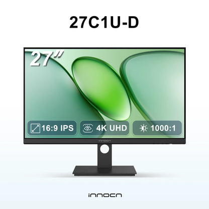 INNOCN | 27" 4K IPS USB-C HDR400 Professional Monitor | 27C1U-D