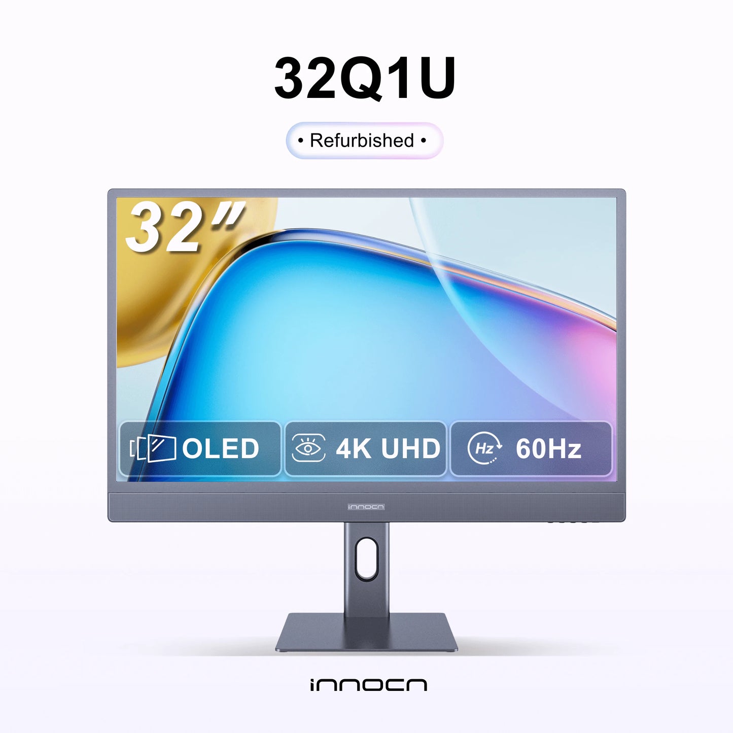 Refurbished 32Q1U | 32" OLED 4K UHD Professional Computer Monitor | INNOCN
