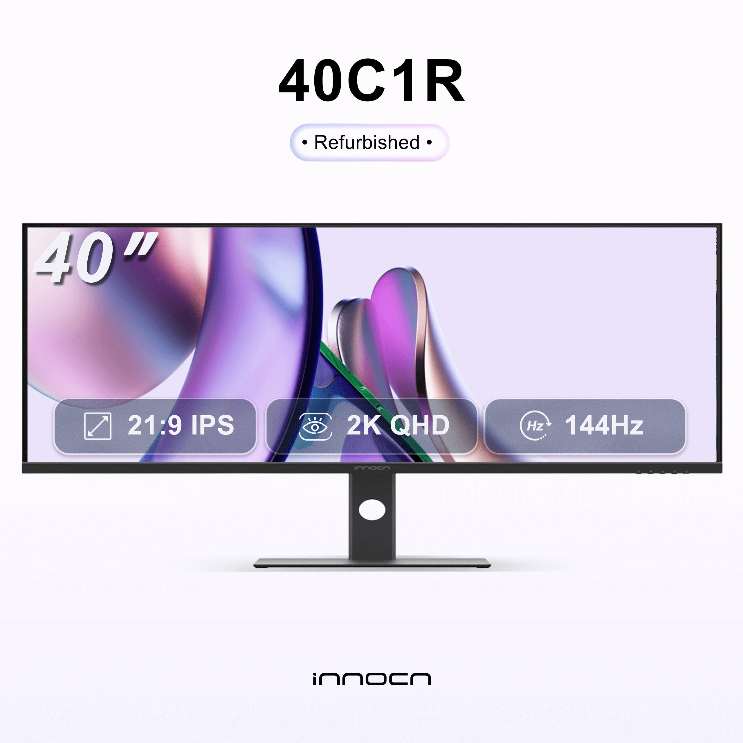 40 Display INNOCN 40 Inch WQHD 144Hz Ultrawide Gaming Computer Monitor Ultra Wide ...