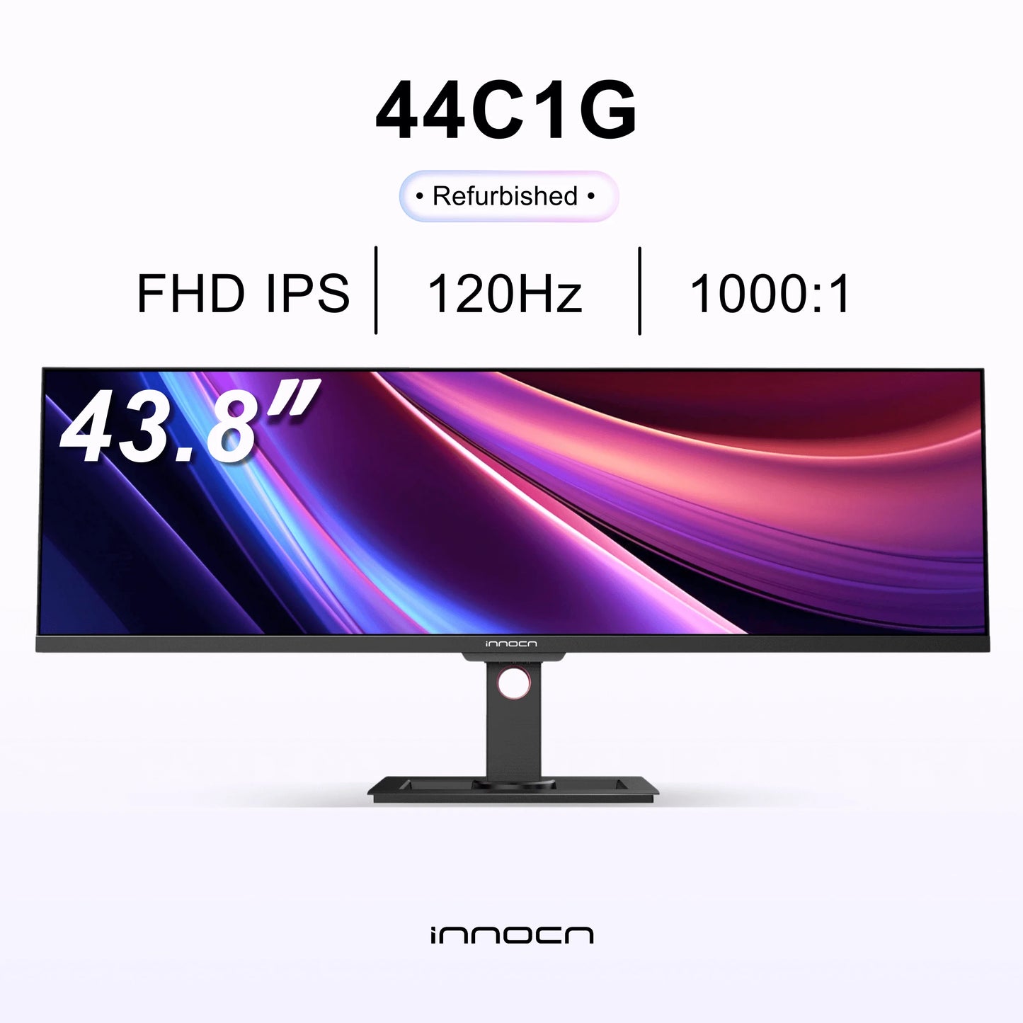 Refurbished 44C1G | 43.8" Ultrawide WFHD 120Hz IPS Monitor | INNOCN