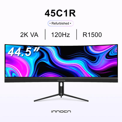 Refurbished 45C1R | 45" DQHD 120Hz Ultrawide Curved Creator Monitor | INNOCN