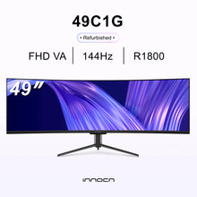 Refurbished 49C1G | 49" 144Hz FHD Ultrawide Curved Creator Monitor | INNOCN