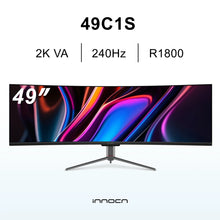 INNOCN | 49" Dual QHD 240Hz Ultrawide Curved Gaming Monitor | 49C1S