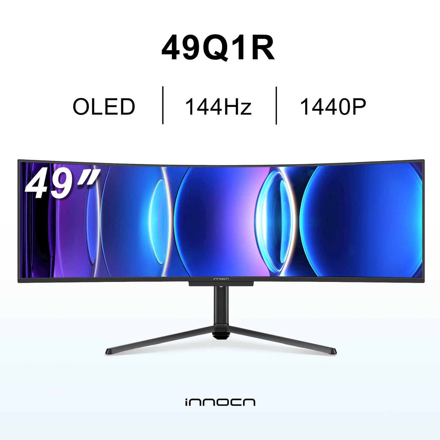 INNOCN | 49" OLED Ultrawide 144Hz QHD Curved Professional Monitor | 49Q1R