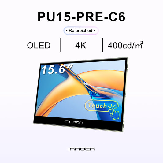 Refurbished PU15-PRE-C6 | 15.6" 4K OLED Touch Screen Portable Monitor | INNOCN