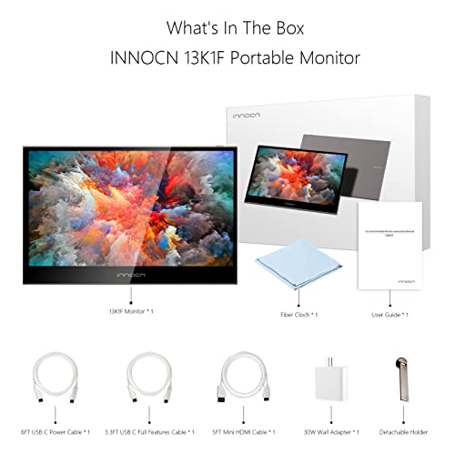 13K1F | 13.3" OLED Full HD 1080P Portable Monitor