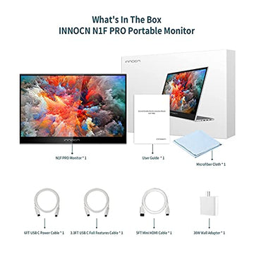 INNOCN 15.6" Portable Monitor (Refurbished)  - N1F PRO